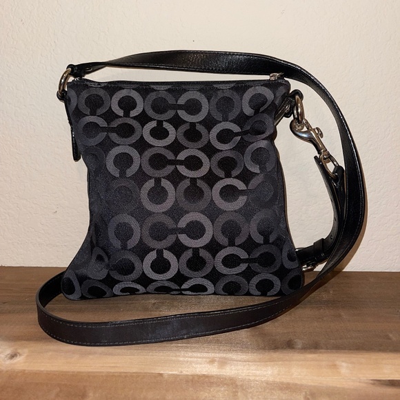 Coach Signature Madison Op Crossbody Bag - Picture 4 of 9